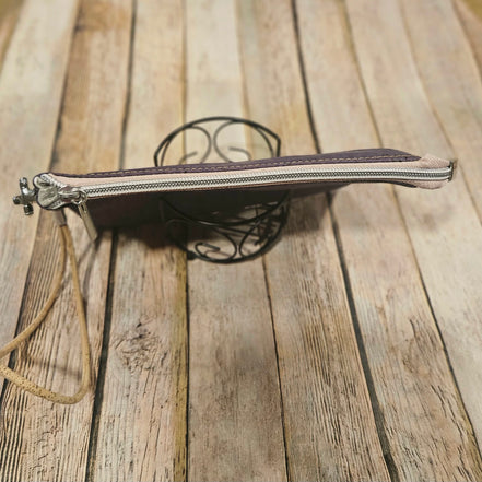 Oleta Belle Purple Cork Clutch