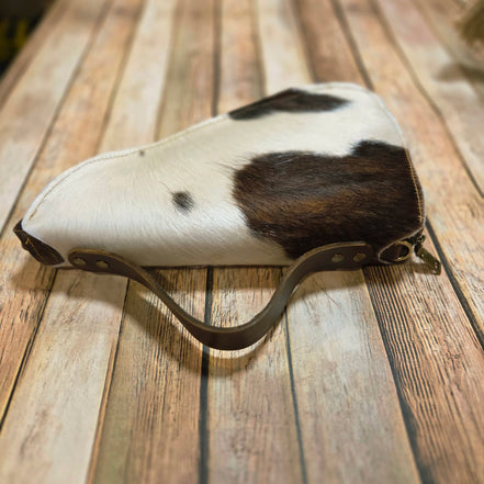 Fur-on Leather Pistol Case