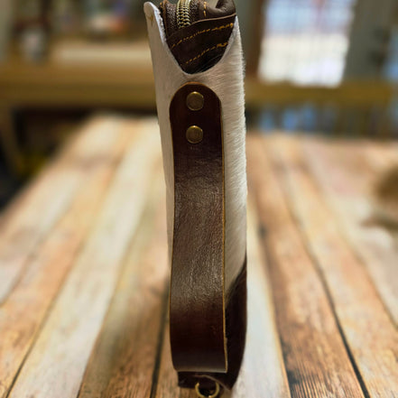 Fur-on Leather Pistol Case