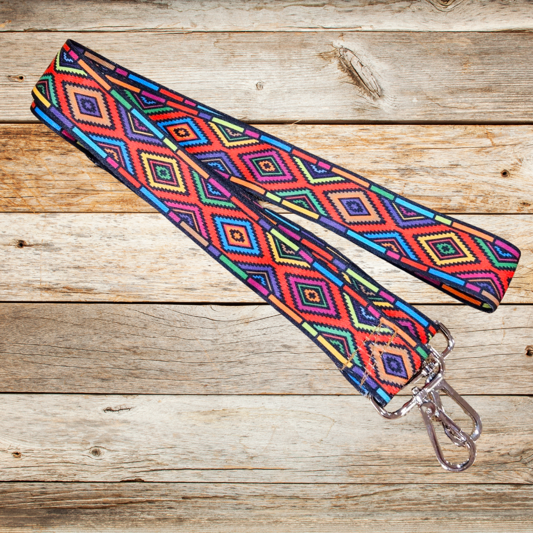 guitar style straps, crossbody bag straps, colorful bags straps, bag straps, adjustable bag straps