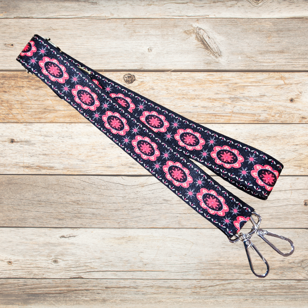 guitar style straps, crossbody bag straps, colorful bags straps, bag straps, adjustable bag straps