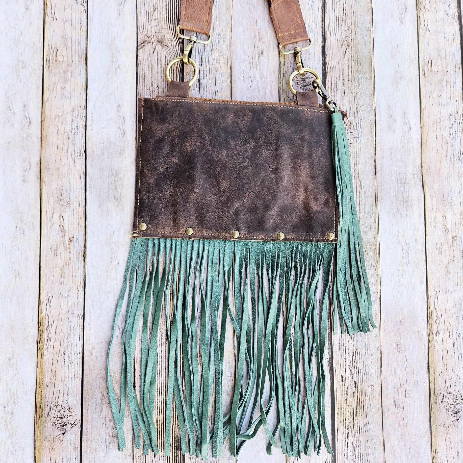 western fringe bag western bag turquoise fringe bag leather purse leather crossbody bag crossbody bag