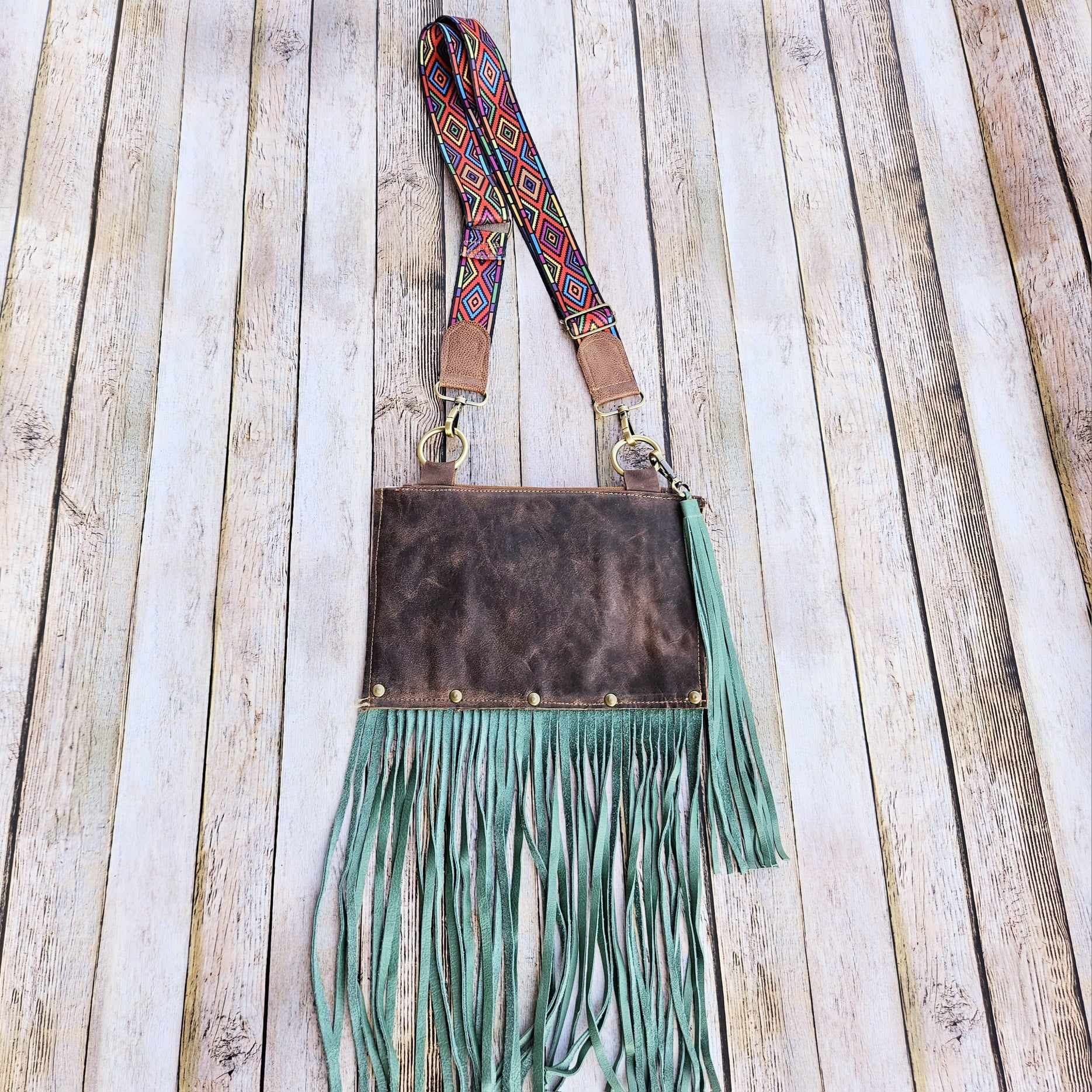 western fringe bag western bag turquoise fringe bag leather purse leather crossbody bag crossbody bag