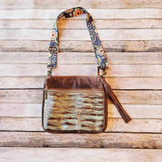 Linnie’s Turquoise Leather Crossbody