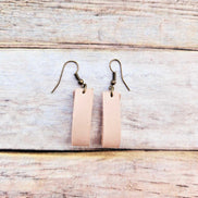 Leather Dangle Earrings
