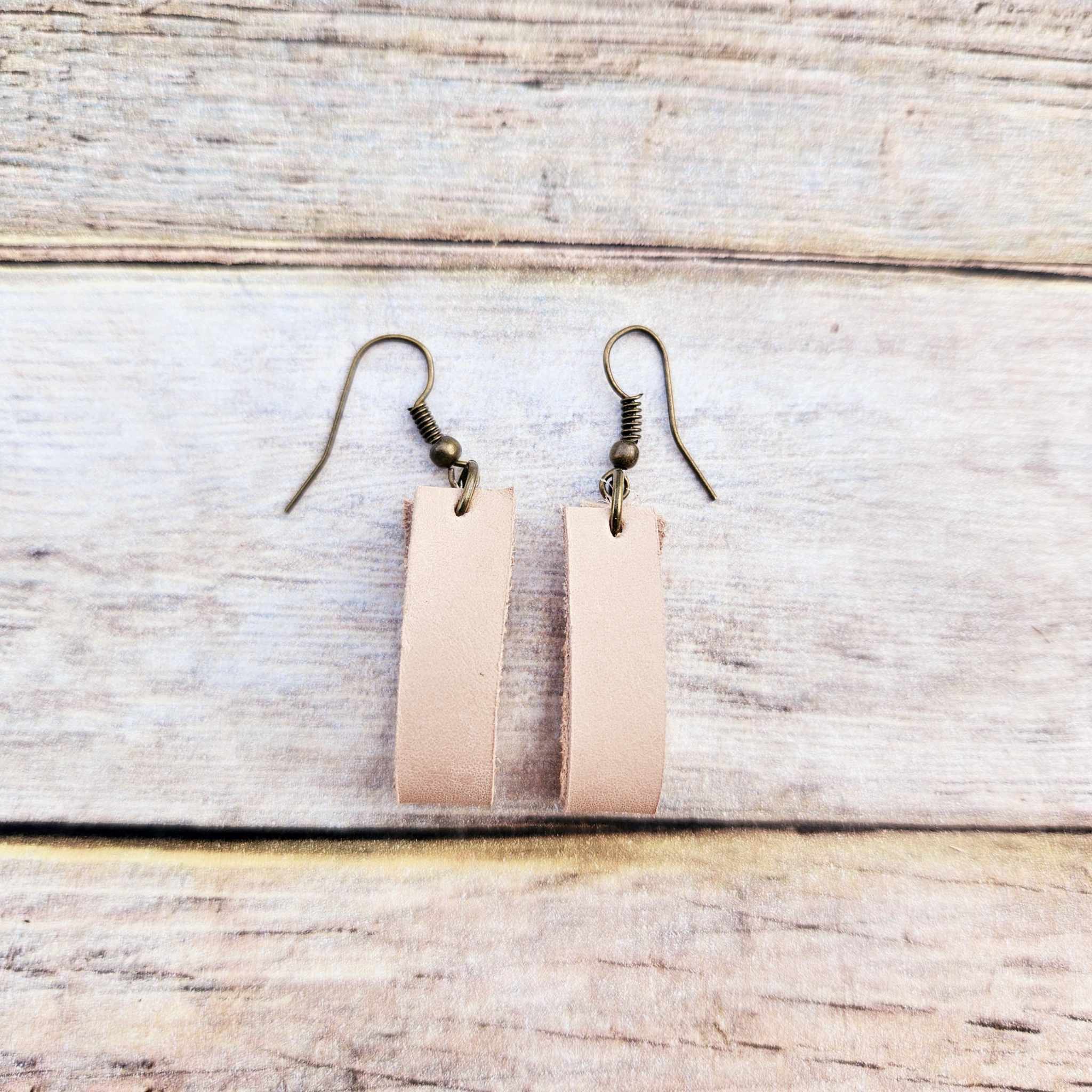 Leather Dangle Earrings