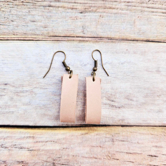 Leather Dangle Earrings